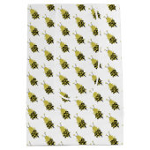 Zig Zag Hommels Patroon Medium Cadeauzakje (Achterkant)