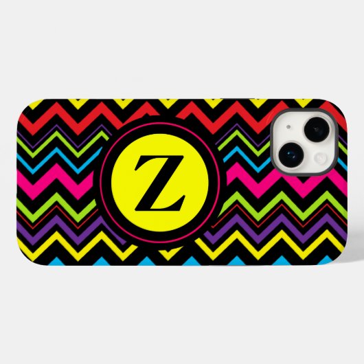 Zig Zag iPhone Hoesje (Achterkant (horizontaal))