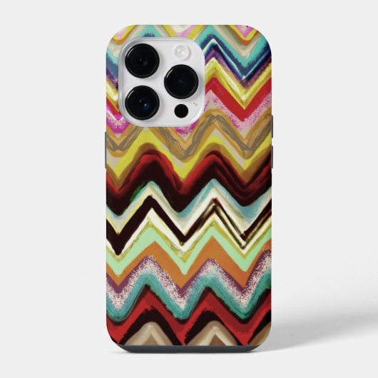 Zig zag iPhone hoesje (Achterkant)