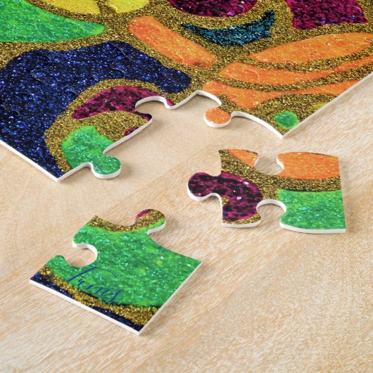 "ZIG ZAG" LEGPUZZEL (Zijkant)