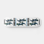 ZIG ZAG lizzard Skateboard (Horizontaal)