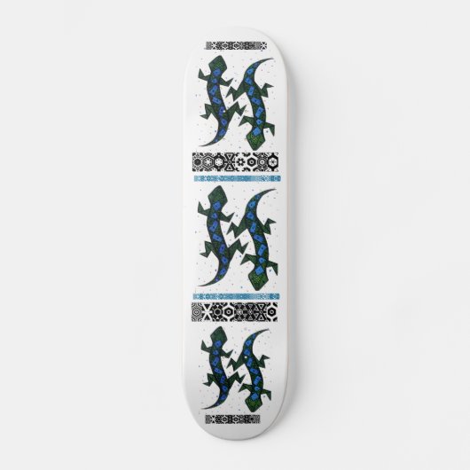 ZIG ZAG lizzard Skateboard (Voorkant)