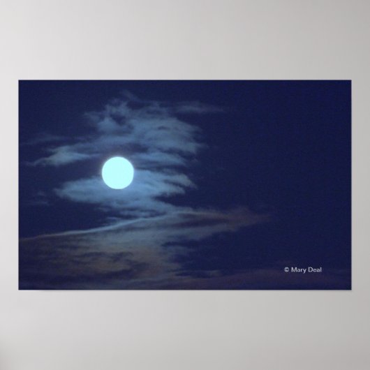 Zig Zag Moon Poster (Voorkant)