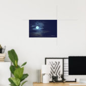Zig Zag Moon Poster (Thuiskantoor)