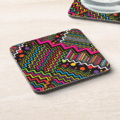 Zig-Zag Patchwork Streep Stip Bier Onderzetter (Linkerzijde)