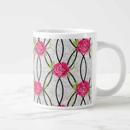 Zig Zag Pattern Grote Koffiekop (Rechts)