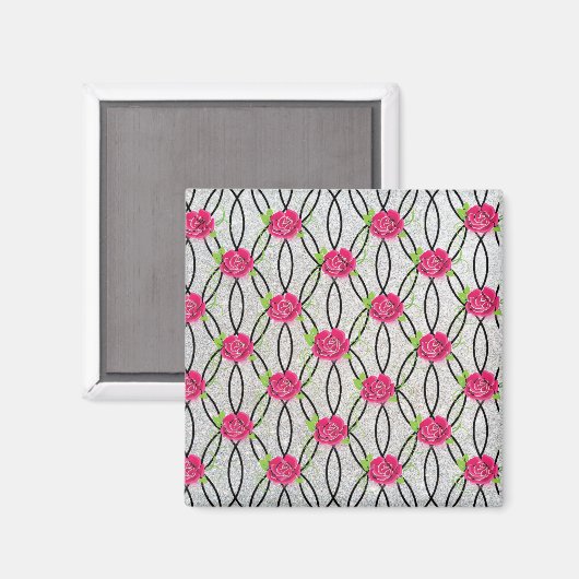 Zig Zag Pattern Magneet (Voorkant / Achterkant)