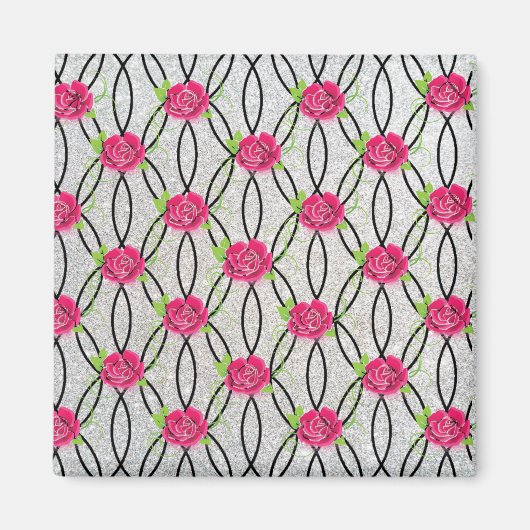 Zig Zag Pattern Magneet (Voorkant)
