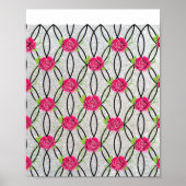 Zig Zag Pattern Poster (Voorkant)
