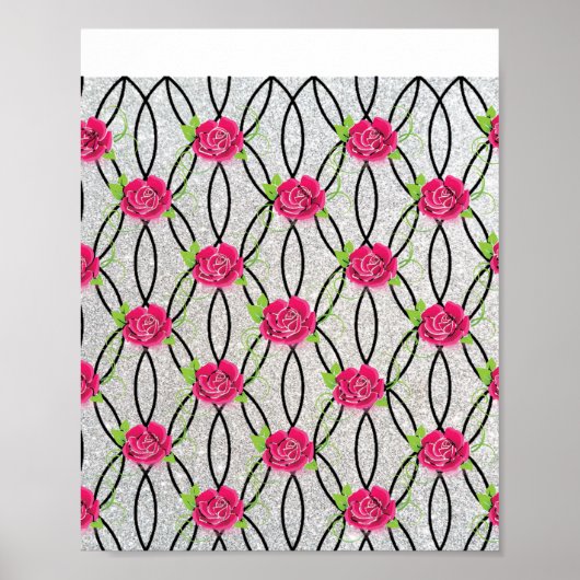 Zig Zag Pattern Poster (Voorkant)