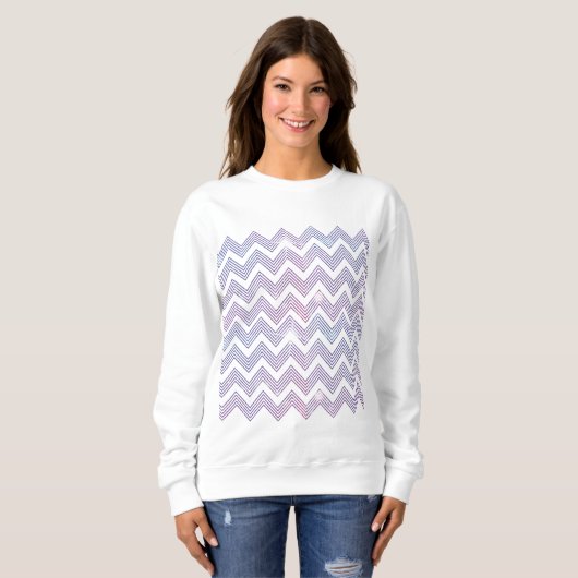 Zig Zag Pattern Trui (Voorkant volledig)