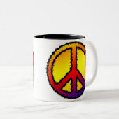 Zig Zag Peace Mok (Voorkant rechts)