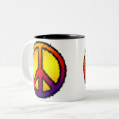 Zig Zag Peace Mok (Voorkant links)