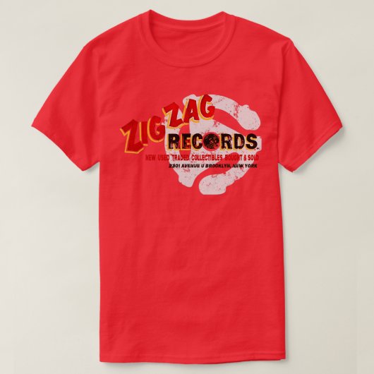 Zig Zag Records T-shirt (Design voorkant)