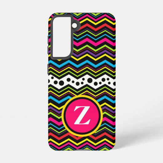 Zig Zag Samsung Galaxy Hoesje (Achterkant)