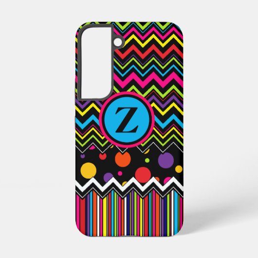 Zig Zag Samsung Galaxy Hoesje (Achterkant)
