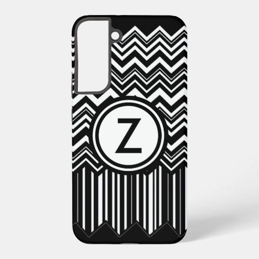 Zig Zag Samsung Galaxy Hoesje (Achterkant)