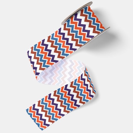 ZIG ZAG SATIJNEN LINT (Achterkant)