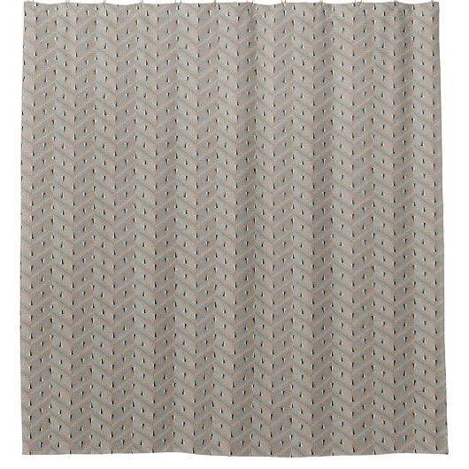 Zig Zag Shower Curtain Douchegordijn (Voorkant)