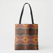 Zig Zag, Southwestern Aztec, inheemse Canvas tas (Voorkant)