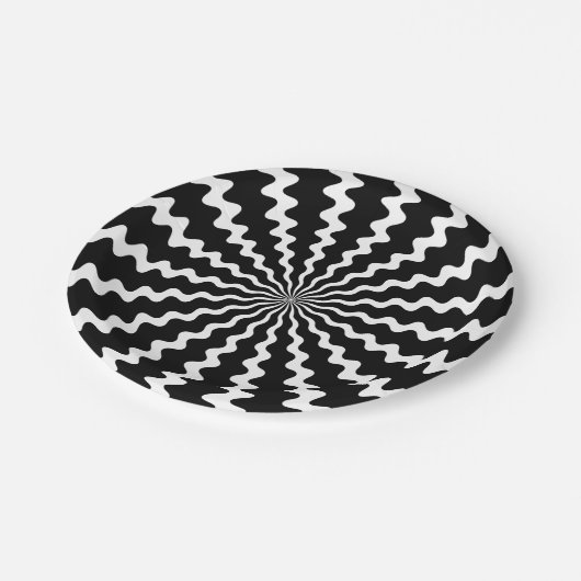 Zig Zag Spiral Paper Bord (Gekanteld)