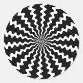 Zig Zag Spiral Stickers (Voorkant)