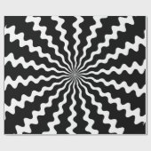 Zig Zag Spiral Wrapping Paper Cadeaupapier (Vlak)