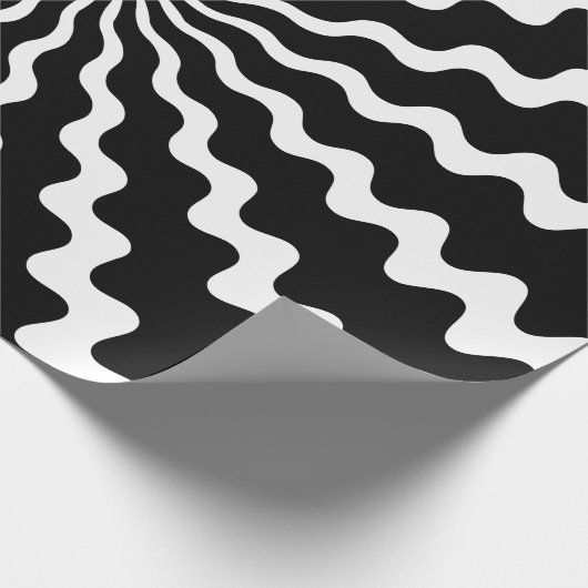 Zig Zag Spiral Wrapping Paper Cadeaupapier (Hoek)