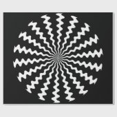 Zig Zag Spiral Wrapping Paper Cadeaupapier (Vlak)