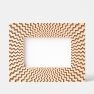 Zig Zag Starburst Design Gegraveerde Lijstjes