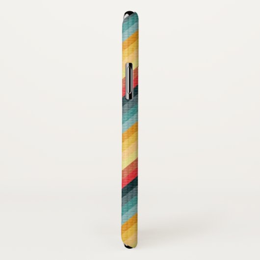 Zig Zag Striped Background 2 Case-Mate iPhone Case (Achterkant / rechts)