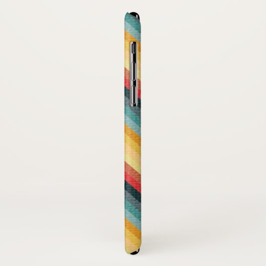 Zig Zag Striped Background 2 Case-Mate iPhone Case (Achterkant/links)