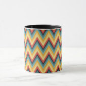 Zig Zag Striped Background 2 Mok (Midden)