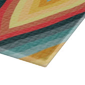 Zig Zag Striped Background 2 Snijplank (Hoek)