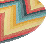 Zig Zag Striped Background 2 Snijplank (Hoek)