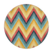 Zig Zag Striped Background 2 Snijplank (Voorkant)