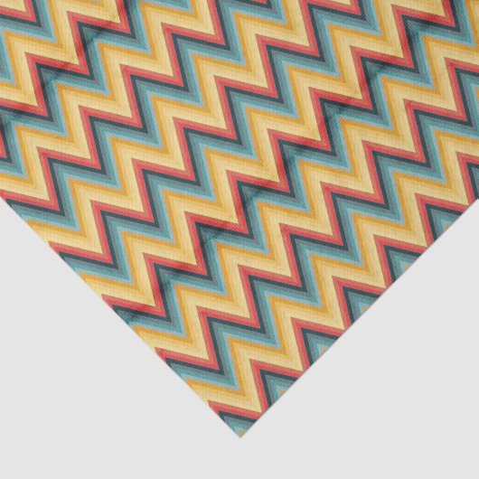 Zig Zag Striped Background 2 Tissuepapier (Detail)