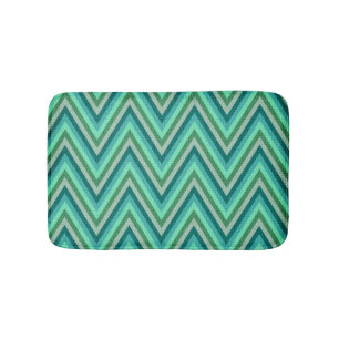 Zig Zag Striped Background Badmat