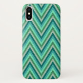 Zig Zag Striped Background Case-Mate iPhone Case (Achterkant)