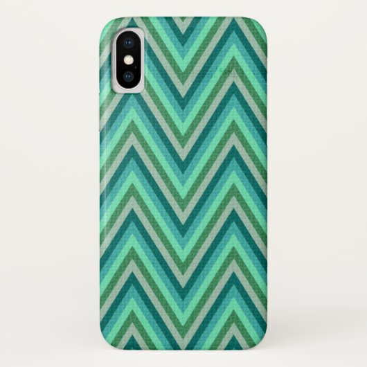 Zig Zag Striped Background Case-Mate iPhone Case (Achterkant)