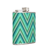 Zig Zag Striped Background Heupfles (Rechts)