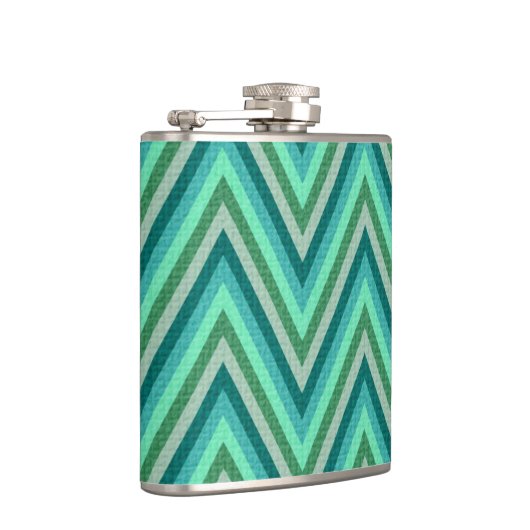 Zig Zag Striped Background Heupfles (Rechts)