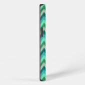 Zig Zag Striped Background iPhone Hoesje (Rechterkant)