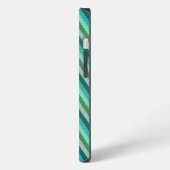 Zig Zag Striped Background iPhone Hoesje (Linkerkant)