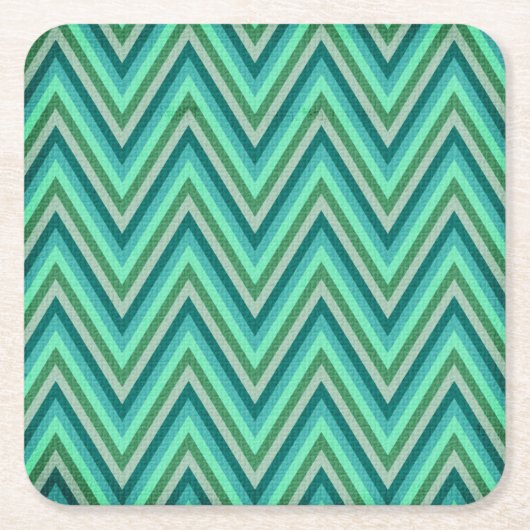 Zig Zag Striped Background Kartonnen Onderzetters (Voorkant)