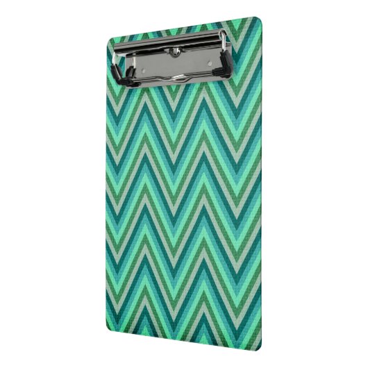 Zig Zag Striped Background Mini Klembord (Angled2)