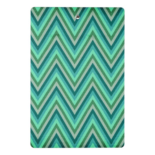 Zig Zag Striped Background Mini Klembord (Achterkant)