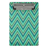 Zig Zag Striped Background Mini Klembord (Voorkant)