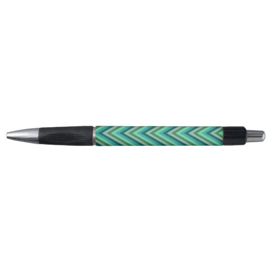 Zig Zag Striped Background Pen (Voorkant)