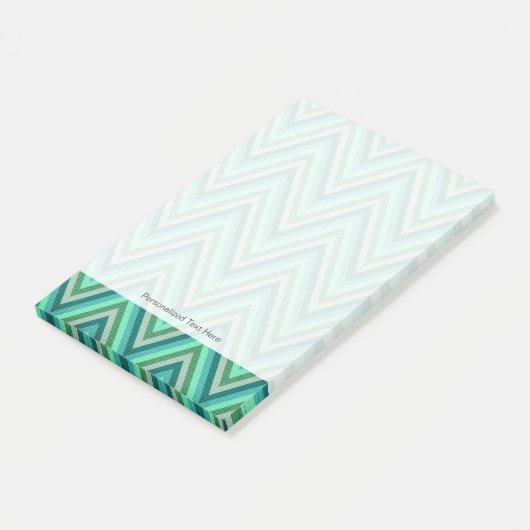 Zig Zag Striped Background Post-it® Notes (Schuin)